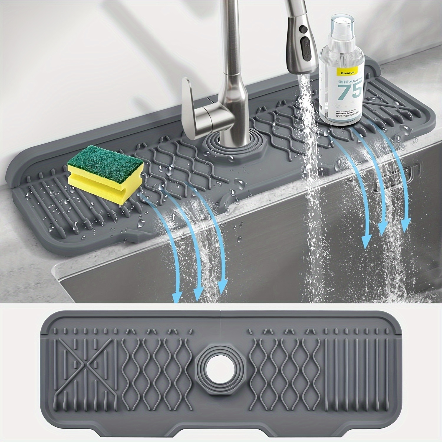 1Pcs Silicone Faucet Mat Water - Silicone Tap Washer 리뷰 및 가격