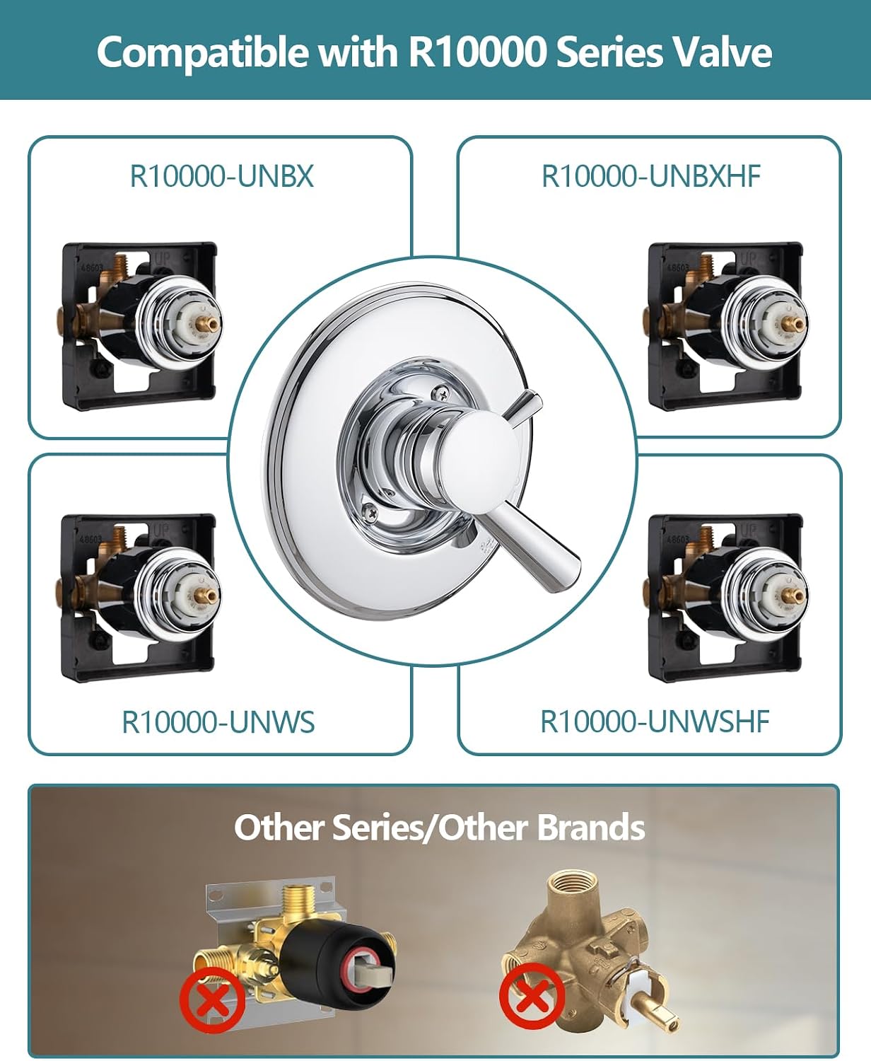 Chrome Shower Trim Kit Compati - Shower Valve Cartridge 리뷰 및 가격