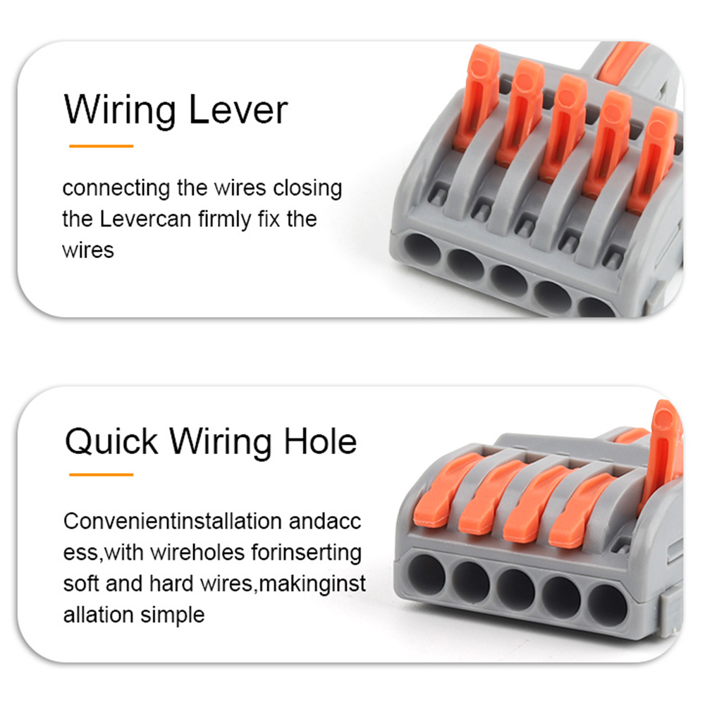 10/100PCS Electrical Cable Con - Push Fit Connector 리뷰 및 가격