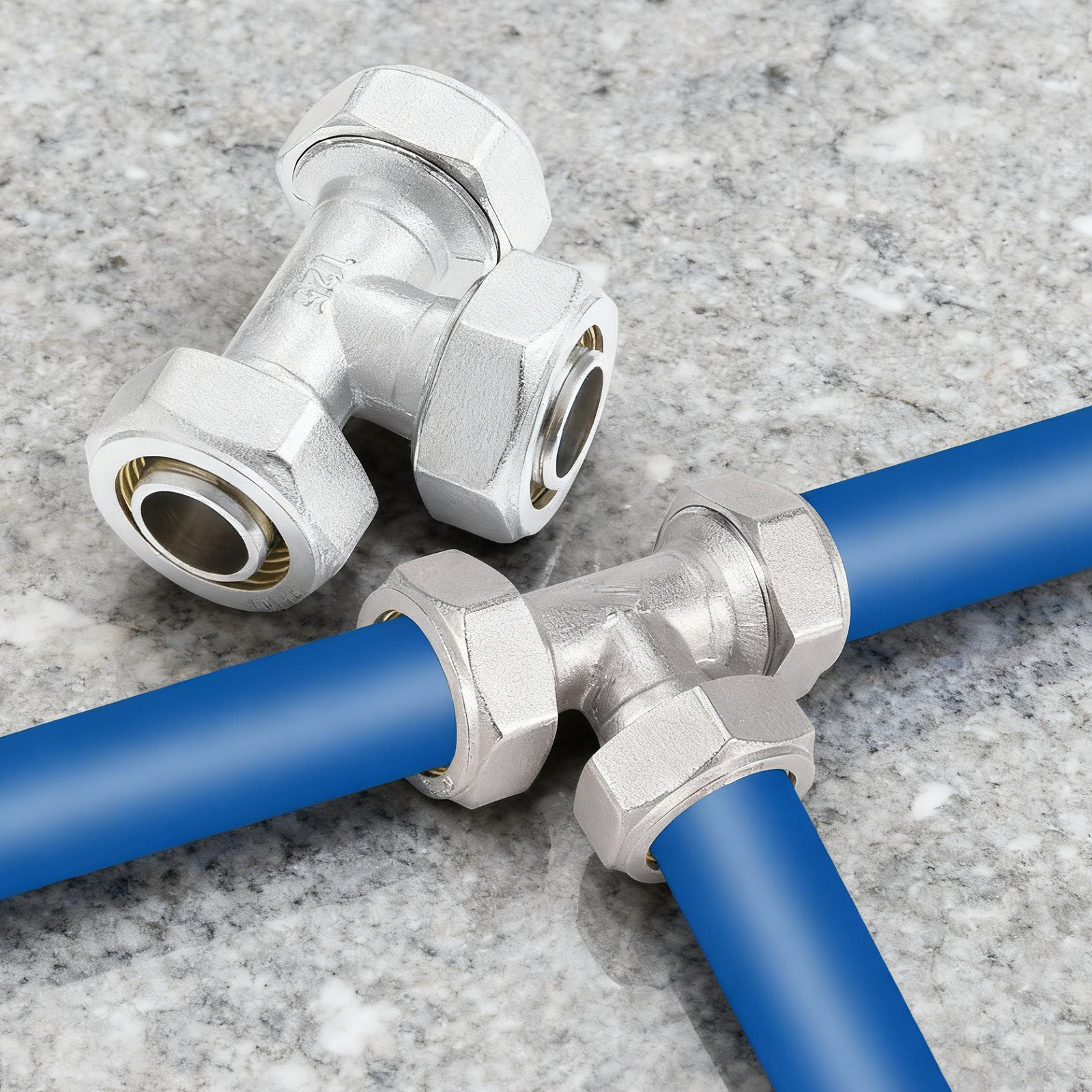 2Pcs 3/4’’ Tee Air Line Fittin - Compression Fitting Brass 리뷰 및 가격