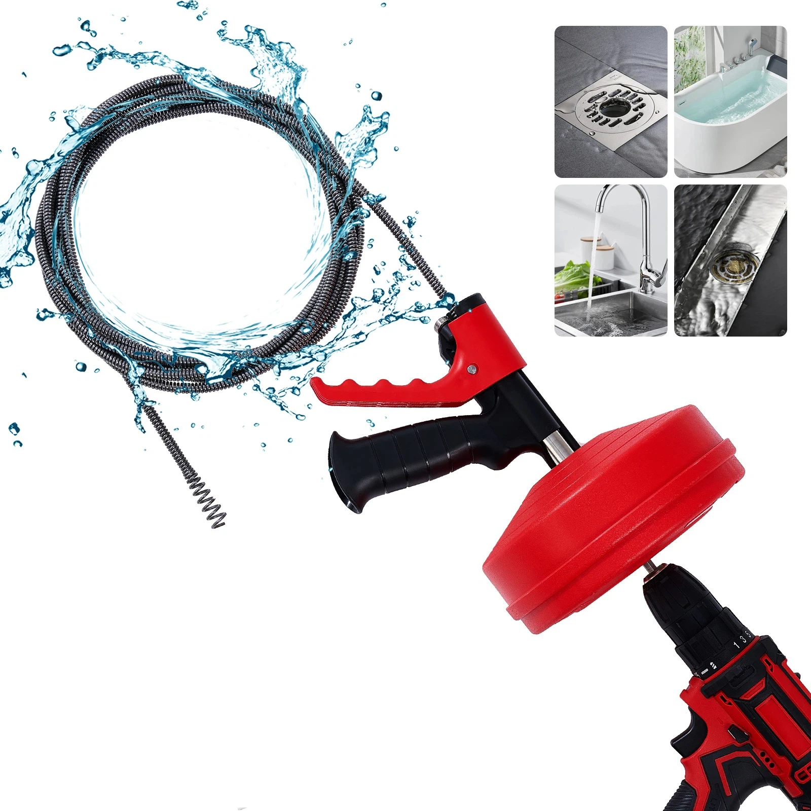 Professional Drain Snake Auger - Drain Snake Flexible 리뷰 및 가격