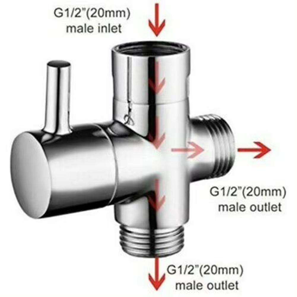 G1/2in 3 Way Diverter Valve T- - Shower Valve Cartridge 리뷰 및 가격